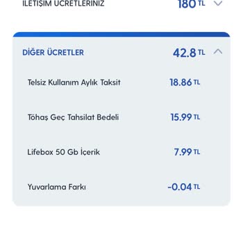 Turkcell TÖHAŞ Geç Tahsilat Ücreti