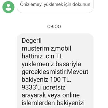 Bimcell Hattıma Para Yüklenmedi
