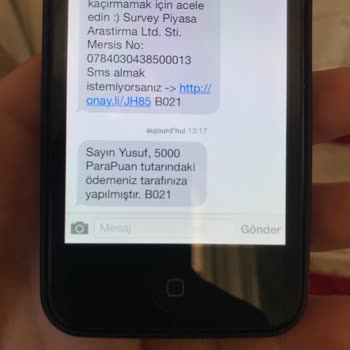 Survey Araştırma Survey Mobilden Para Çekemiyoruz