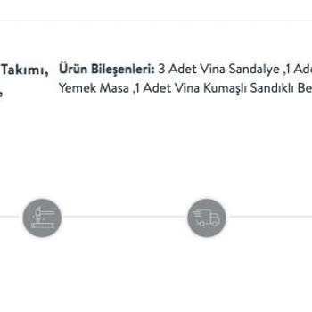 Vivense.com - Vina Mutfak Masası - Teslimat Yapılmaması
