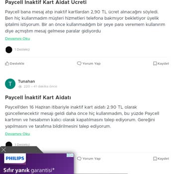 Paycell 2,90 Para Cezası