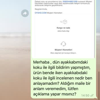Oysho'dan Sipariş Ettiğim Antrenman Ayakkabısı İle İlgili Şikayetim