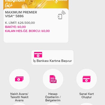 İş Bankası Taksitli Nakit Avans