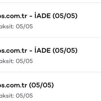 Havoş İade Ücretimi Yatırmıyor