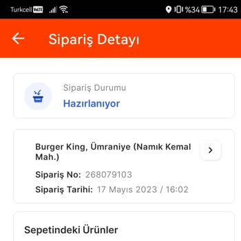 Burger King Namık Kemal Şubesi ve Migros Yemek
