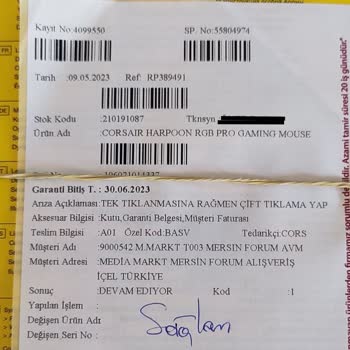 Corsair - Harpoon RGB Pro Çift Tıklama