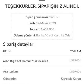 Robo Türkiye Ürünü Göndermiyor