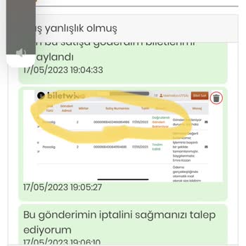 Biletwise Biletlerin 2 Ci Kez Satılıp İptal Edilmemesi
