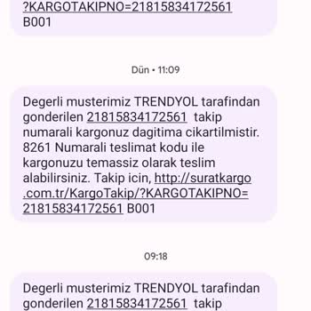 Sürat Kargo'nun Dağıtım Özensizliği