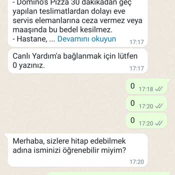 Domino's Pizza Yalan Beyanda Bulunma