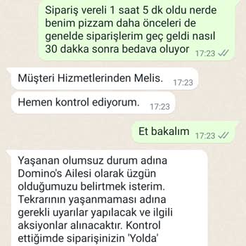 Domino's Pizza Yalan Beyanda Bulunma