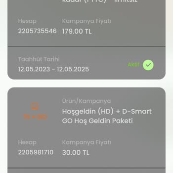 D-Smart Onay Vermeden Paket Tanımlamışlar