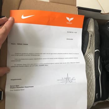 Aldığımız Nike Spor Ayakkabı 18 Günde Parçalandı.