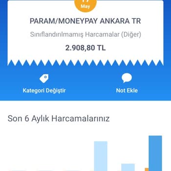 Param / Moneypay Ankara Kredi Kartımdan 2.908,80 TL Çekmiştir