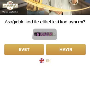 Balparmak Şekerlenen Ve Katı Hale Gelen Bal.