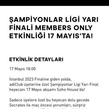 Adidas Üyelerine Özel Faaliyetlerde Kazanmak Yetmiyor