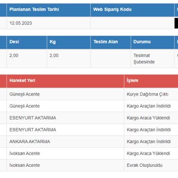 Sürat Kargo Bir Türlü Teslim Edilmeyen Kargo