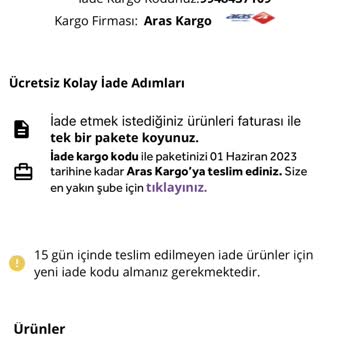 Morhipo Kayıp Ve Yanlış Ürün