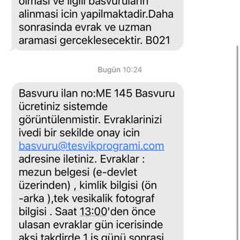 Teşvik Programı E-başvur.com'dan Yaptığım PTT Personel Alım Başvurusu