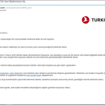 "Mağduriyet Ve Hayal Kırıklığı: Türk Hava Yolları Seyahat Trajedisi"