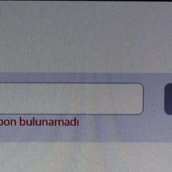 N11 Tarafından Verilen Kuponumu Kullanamıyorum Sistem Kabul Etmiyor