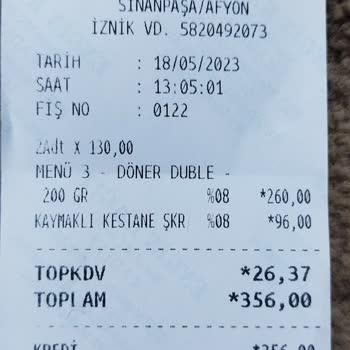 Köfteci Yusuf Kestane Şekerini Menüye Dahil Edip Fazladan Ücret Almaları