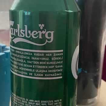 Carlsberg 50 Cl Kutu Bira İçerisindeki Yabancı Madde