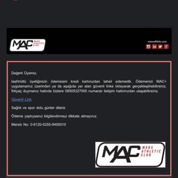 Biz Cevahir AVM Macfit Üyelik İptal Etmiyor Ve Para Çekmeye Çalışıyor!