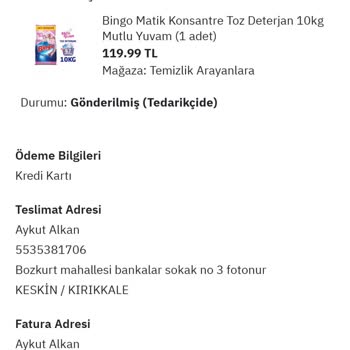 PttAVM Ürün Hala Kargolanmadı