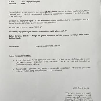 Asus Modem Değişimini Kabul Etmiyor