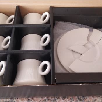 Karaca Züccaciye Fincan Takımı Tabak Kırık