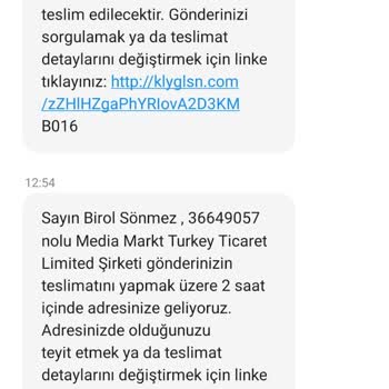 Media Markt Kolay Gelsin Firması Kargoyu Getiriyoruz Deyip Depoda Bekletiyor.