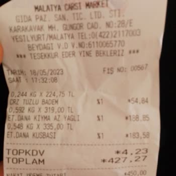 Çarşı Market Kıymada Böcek Çıktı