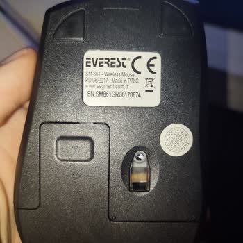 Everest Sm-861 Mouse USB Alıcısı Kayıp