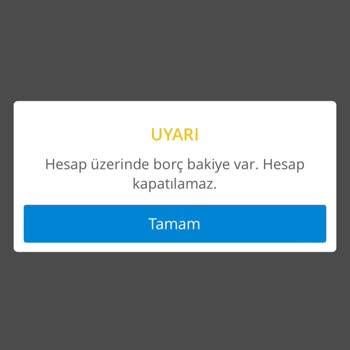 Denizbank Hesabımı Kapatmak İstiyorum Ama Borcunuz Bulunmaktadır Diyor