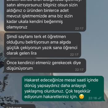 Butik Yasemin Şahin'in Kötü Üslubu Ve İade Kabul Etmemesi