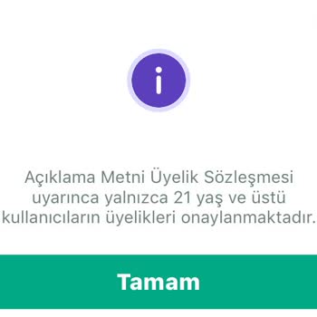 Moov Kayıtta Yaş Sorunu