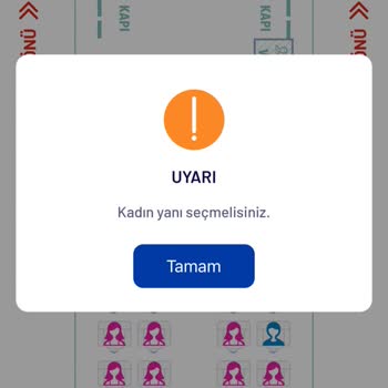TCDD Erkek Kadın Yan Yana Bilet Alamaması