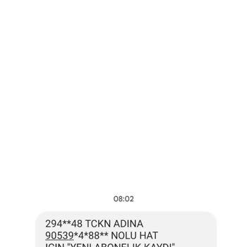 Turkcell'de Bilgim Dışında Adıma Ait Hat Çıkartılmış Şikayetçiyim