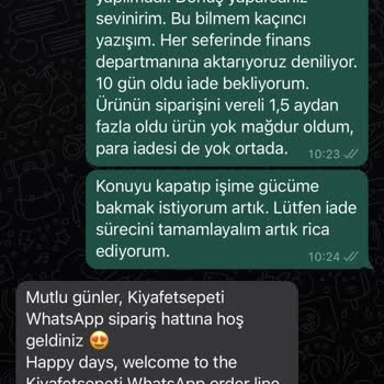 Kıyafet Sepeti: Kargoda Kaybolan Ürünün Para İadesinin Yapılmaması
