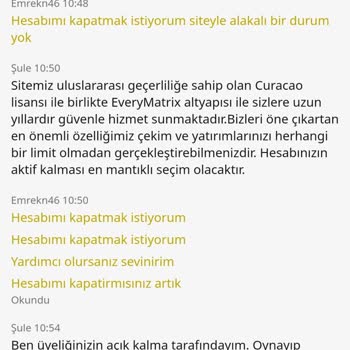 Holiganbet Hesap Silme İşlemi
