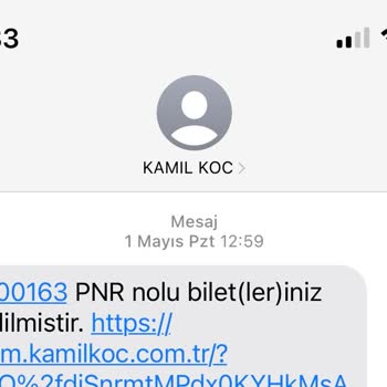 Kamil Koç İptal Edilen Biletin İadesini Yapmıyor!