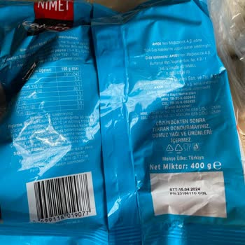 Nimet Gıda Ürünler Çözülmüş Geldi 15 Gündür İade Edemediğim İçin Attım