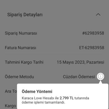 Karaca Züccaciye Karaca Love Para İadesi Yapmaması