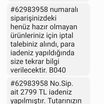 Karaca Züccaciye Karaca Love Para İadesi Yapmaması