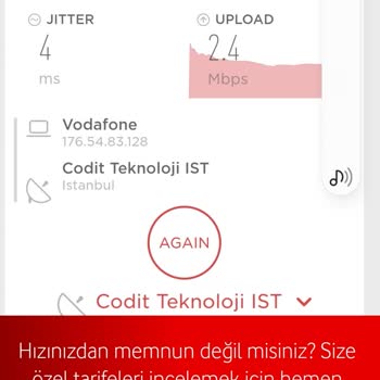 Vodafone İnternet Ve Şebeke Çekim Gücünden Memnun Değilim