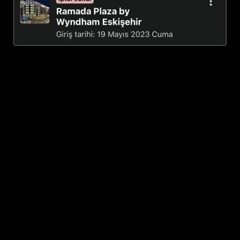 Ramada Plaza by Wyndham Eskişehir Ramada Plaza Eskişehir'den Şikayetçiyim