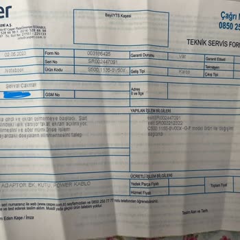 Casper Nirvana Casper Teknik Servisin Bilgisayarıma El Koyması