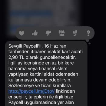 Paycell Hesabımın Silinmesi İşlemi