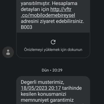 Ankara Çankaya da Vodafone Çekmiyor